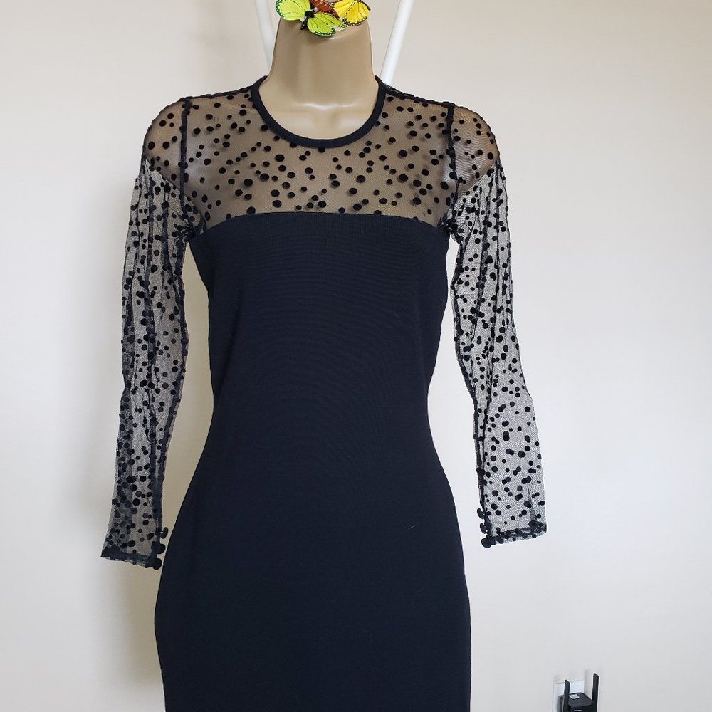 Black Knit Party Dress